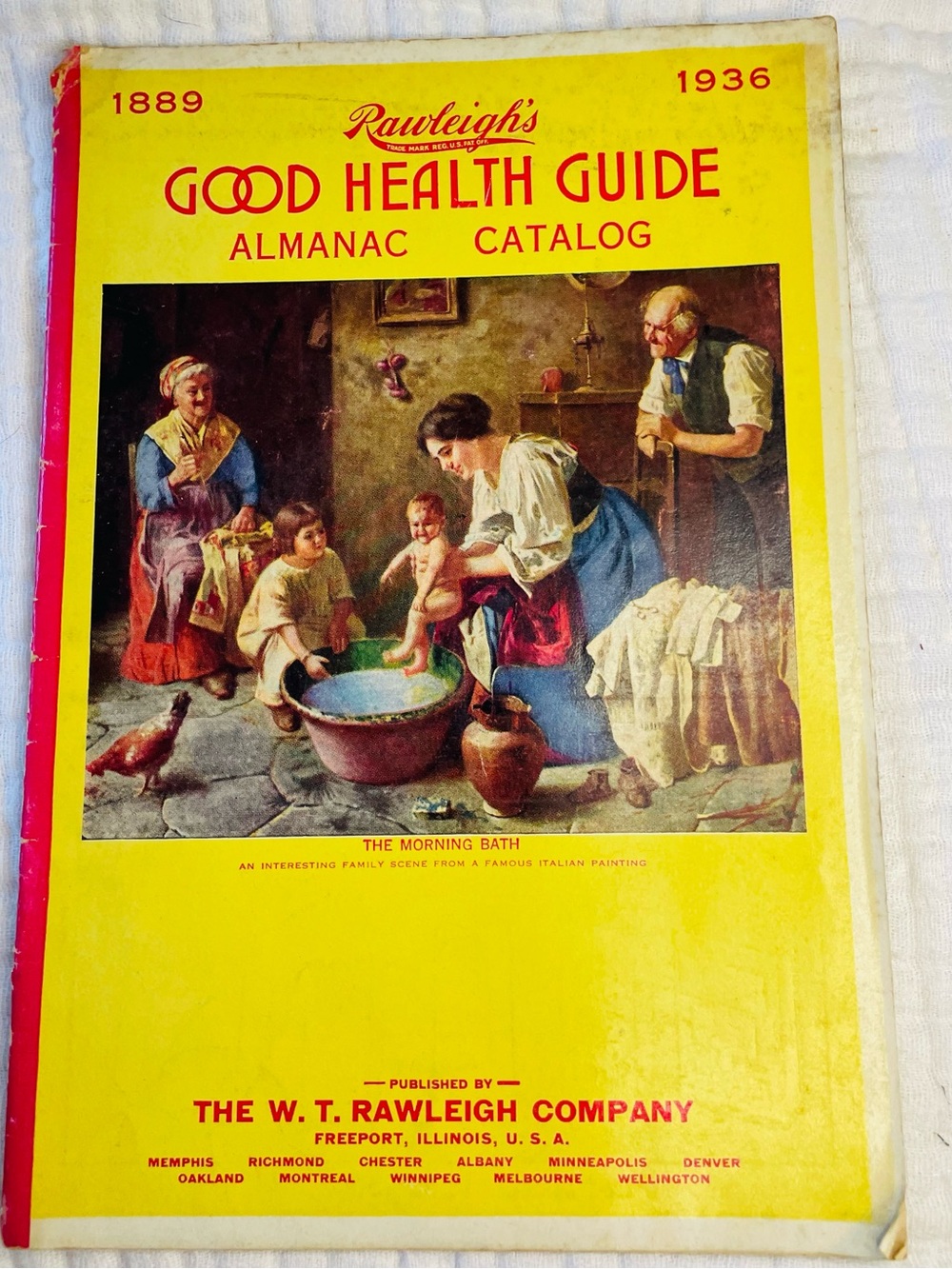 Rawleigh’s Good Health Guide Almanac Catalog 1936